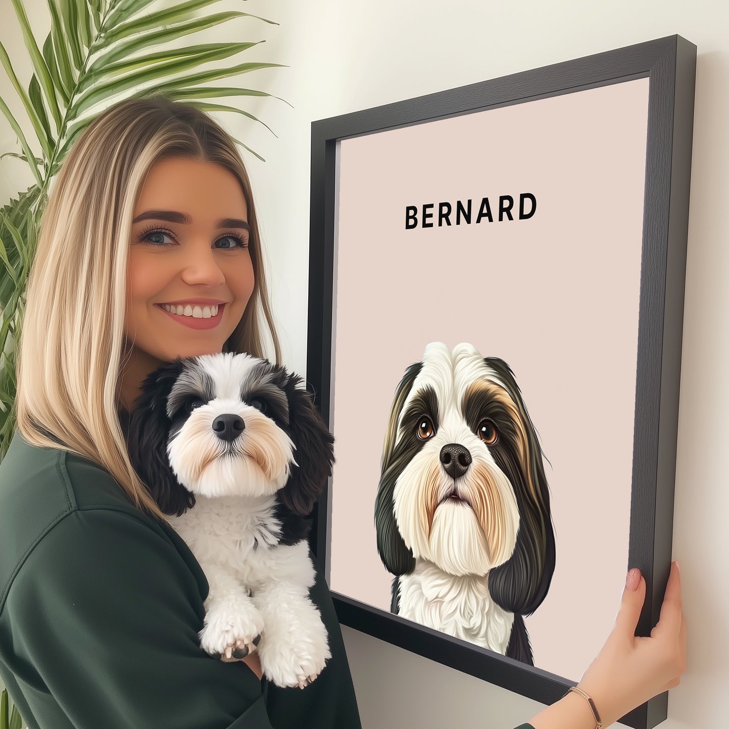 Cartoon Realism With Custom Name - Framed Poster