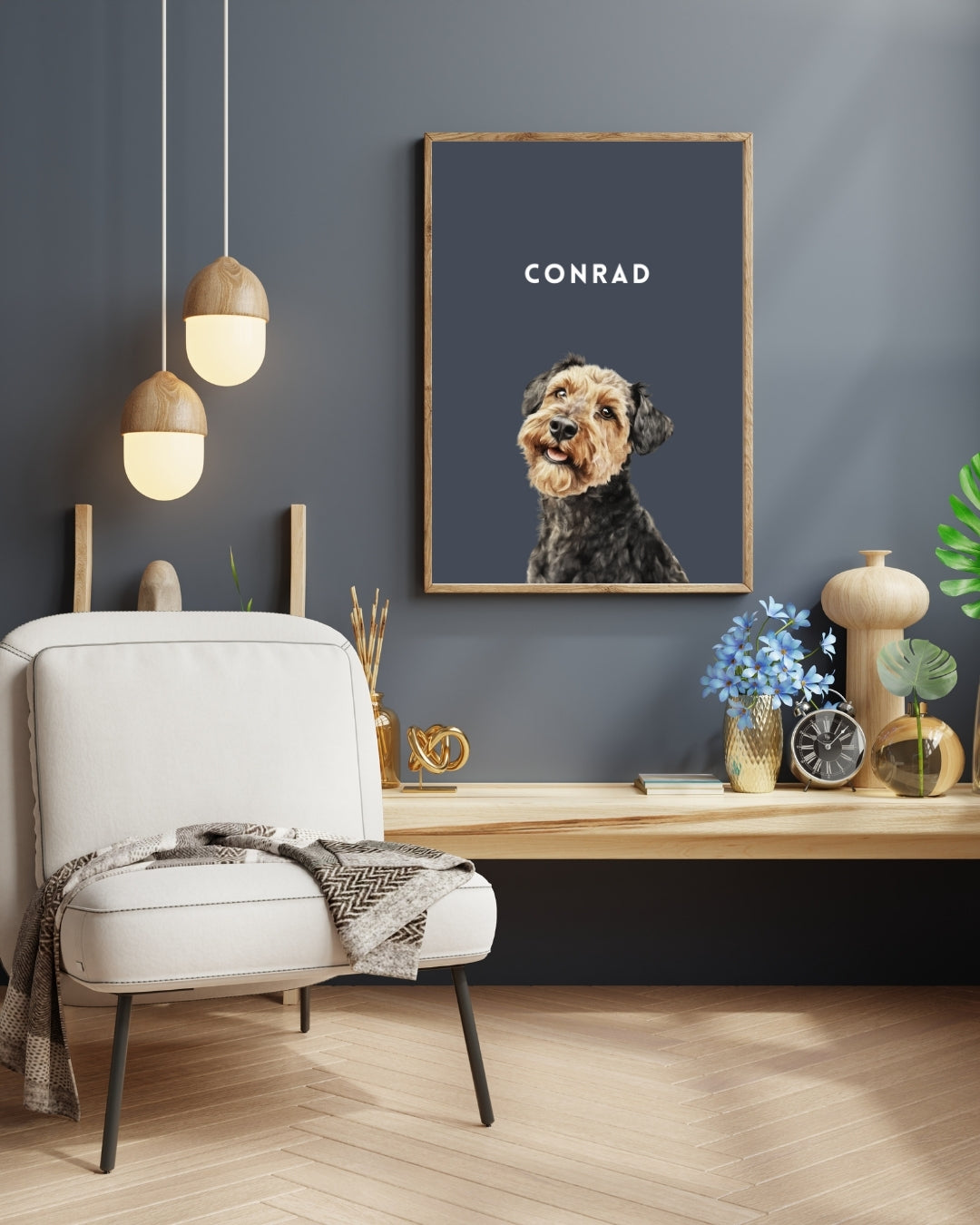 Cartoon Realism With Custom Name - Framed Poster