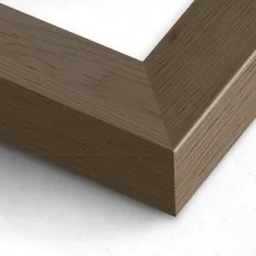 Dark wood frame